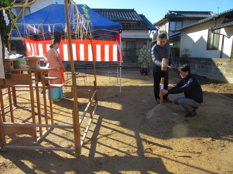 image モデルハウス地鎮祭／小郡市