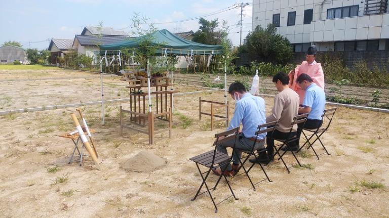 image 三潴モデルハウス地鎮祭／久留米市